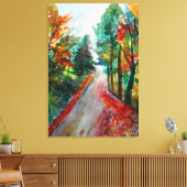 Herfst Landschap Enkel Canvas Afdruk (Insitu (Woonkamer))
