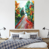Herfst Landschap Enkel Canvas Afdruk (Insitu (Slaapkamer))