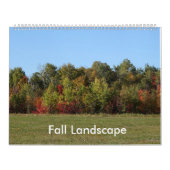 Herfst Landschap Fotografie (groot) Kalender (Hoes)