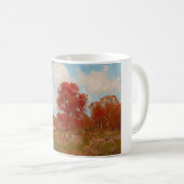 Herfst landschap (landschap in het najaar) (rode b koffiemok (Voorkant rechts)