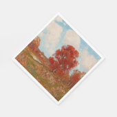 Herfst landschap (landschap in het najaar) (rode b servet (Hoek)