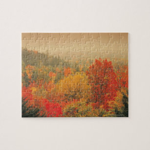Herfst landschap, New Hampshire, VS Legpuzzel