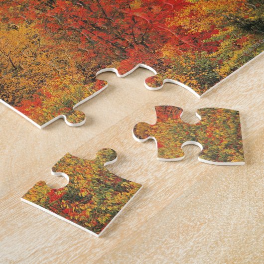 Herfst landschap, New Hampshire, VS Legpuzzel (Zijkant)