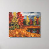Herfst Landschap Olieverf Schilderen op Canvas – L Afdruk (Voorkant)