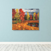 Herfst Landschap Olieverf Schilderen op Canvas – L Afdruk (Insitu (Houten vloer))