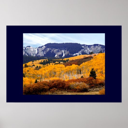 Herfst Landschap Poster (Voorkant)