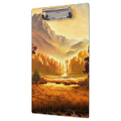 Herfst Landschap Schilderij-68754 Klembord (Links)