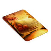 Herfst Landschap Schilderij-87546 Magneet (Rechterzijde)
