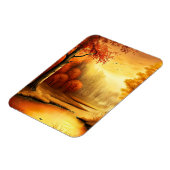 Herfst Landschap Schilderij-87546 Magneet (Linkerzijde)