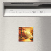 Herfst Landschap Schilderij-87546 Magneet (Insitu (Vaatwasser))