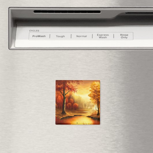 Herfst Landschap Schilderij-87546 Magneet (Insitu (Vaatwasser))