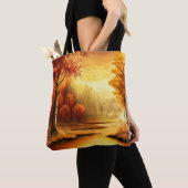 Herfst Landschap Schilderij-87546 Tote Bag (Dichtbij)