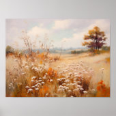 Herfst Landschap Schilderij, Herfst Landschap Digi Poster (Voorkant)