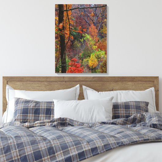 Herfst Landschap Verpakt Canvas (Insitu (Slaapkamer))