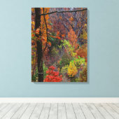 Herfst Landschap Verpakt Canvas (Insitu (Houten vloer))
