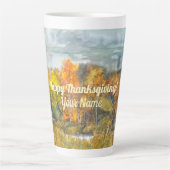 Herfst landschappen waterverf Latte Mok (Voorkant)