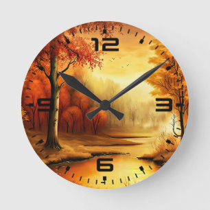 Herfst Landschapschildering-87546 Ronde Klok