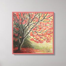 Herfst Landschapschilderkunst Kunstprenten Canvas Afdruk