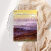 herfst landschapselegant trouwensmenu kaart