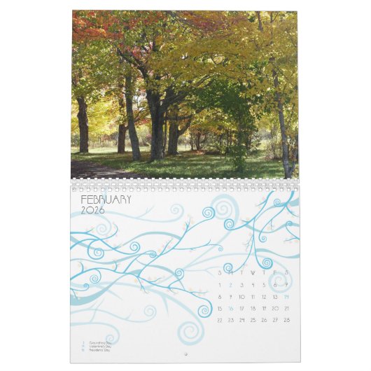 Herfst Landschapsfotografie Kalender (Feb 2026)