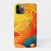 Herfst Landschapskunst Case-Mate iPhone Case (Achterkant)