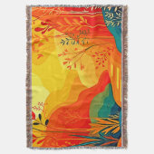 Herfst Landschapskunst Deken (Voorkant Verticaal)