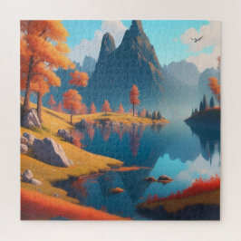 Herfst Landschapskunst Legpuzzel