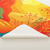 Herfst Landschapskunst Sherpa Deken (3/4)