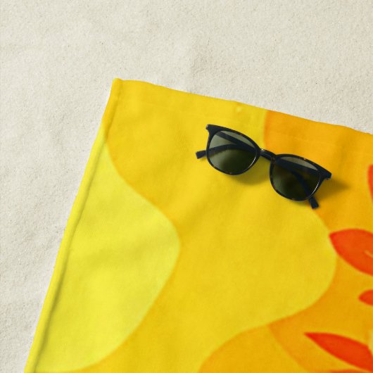 Herfst Landschapskunst Strandlaken (In situ)