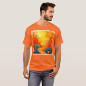 Herfst Landschapskunst T-shirt (Voorkant volledig)