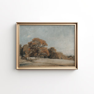 Herfst Landschapsprint, Neutrale AFDRUKBARE Kunst, Poster