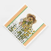 Herfst Landtuinman Servet (Hoek)