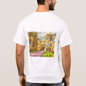 Herfst Landweg bij Pottstown. T-shirt (Achterkant)