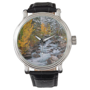 Herfst langs Bishop creek, Californië Horloge