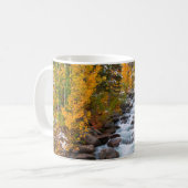 Herfst langs Bishop creek, Californië Koffiemok (Voorkant links)