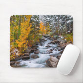 Herfst langs Bishop creek, Californië Muismat (Met muis)