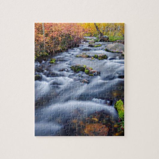 Herfst langs Lundy Creek, Californië Legpuzzel (Verticaal)