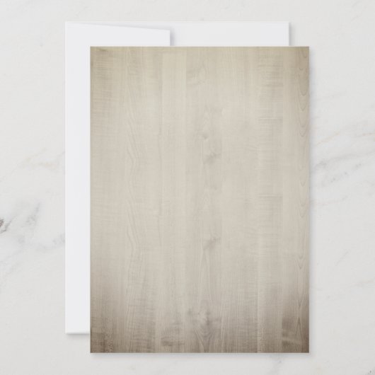 Herfst Lantern Rustic Vrijgezellenfeest Kaart (Achterkant)