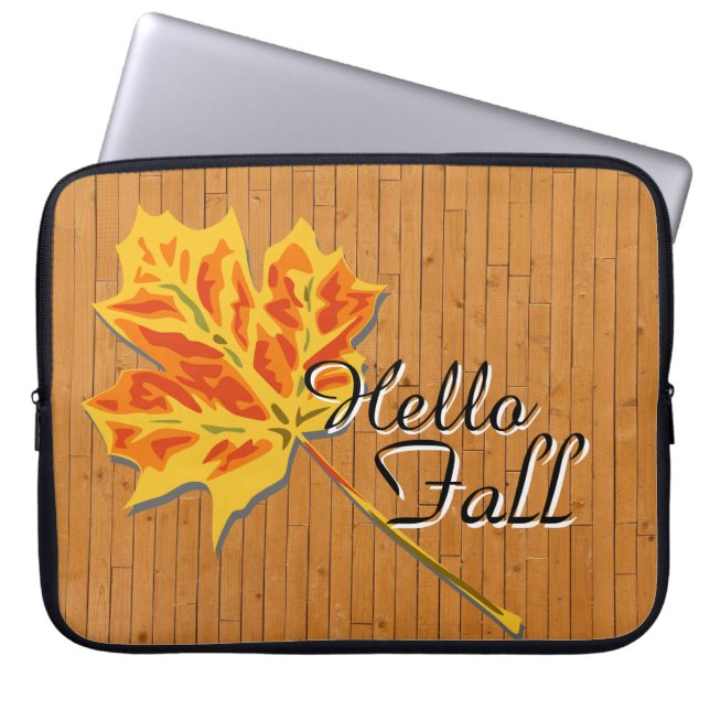 Herfst Laptop Sleeve (Voorkant)