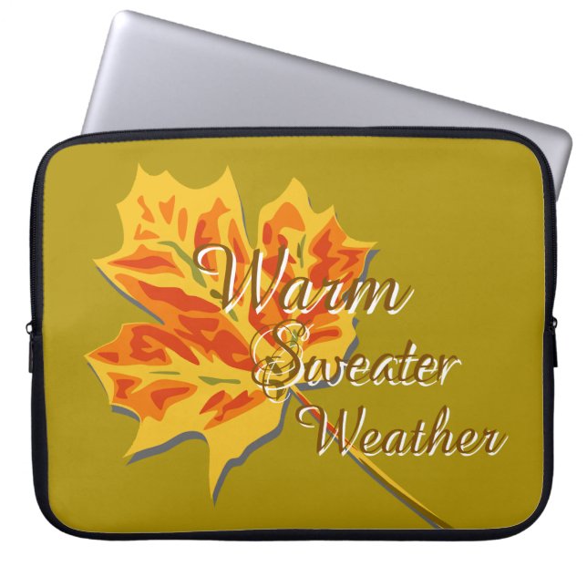 Herfst Laptop Sleeve (Voorkant)