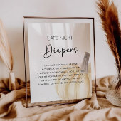 Herfst Late Night Luiers Douche Game Poster