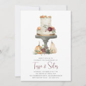 Herfst Layer Cake Engagement Party Kaart (Voorkant)