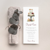 Herfst Layer Cake Personalized Dessert Menu