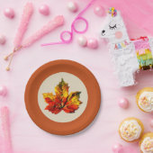 Herfst Leaf 7-inch Bord papier (Feest)
