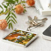 Herfst Leaf Autumn Leaves Sky Natuur Sleutelhanger (Zijkant)