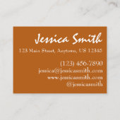 Herfst Leaf Autumn Leaves Sky Natuur Visitekaartje (Achterkant)