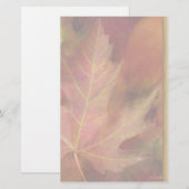 Herfst Leaf-Briefpapier Briefpapier (Voorkant / Achterkant)