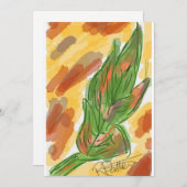 Herfst leaf Dank u wel Bedankkaart (Voorkant / Achterkant)