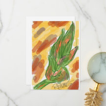 Herfst leaf Dank u wel