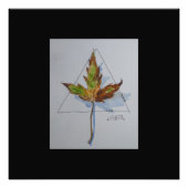 Herfst leaf foto afdruk (Voorkant)